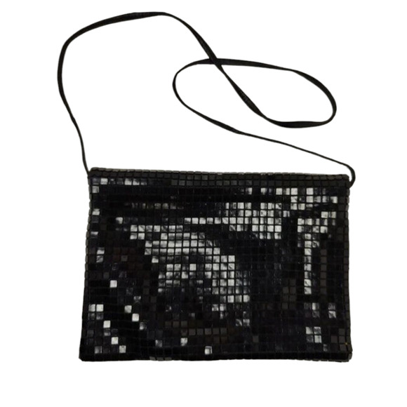 La Regale Handbags - Black Vintage crossbody Disco Bag